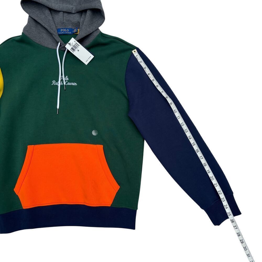 Polo Ralph Lauren Men's Logo Color-Blocked Double-Knit Hoodie Size M - Picture 9 of 13